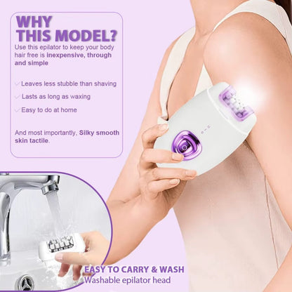 2-in-1 Electric Epilator & Shaver for Women