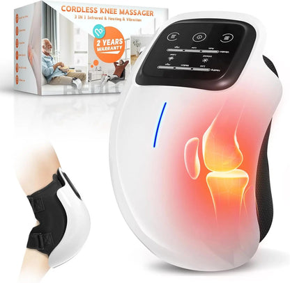 Knee Therapy Massager – Heat, Vibration & Red Light Therapy