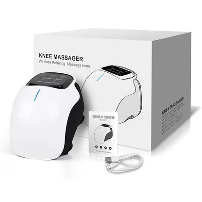 Knee Therapy Massager – Heat, Vibration & Red Light Therapy