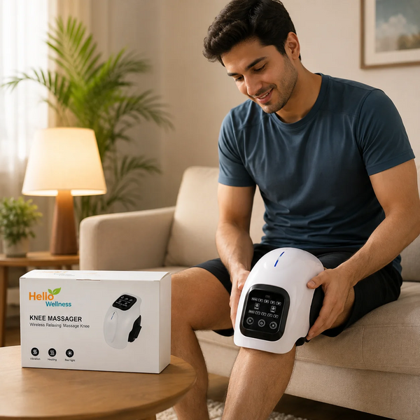 Knee Therapy Massager – Heat, Vibration & Red Light Therapy