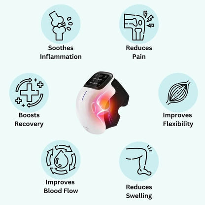 Knee Therapy Massager – Heat, Vibration & Red Light Therapy
