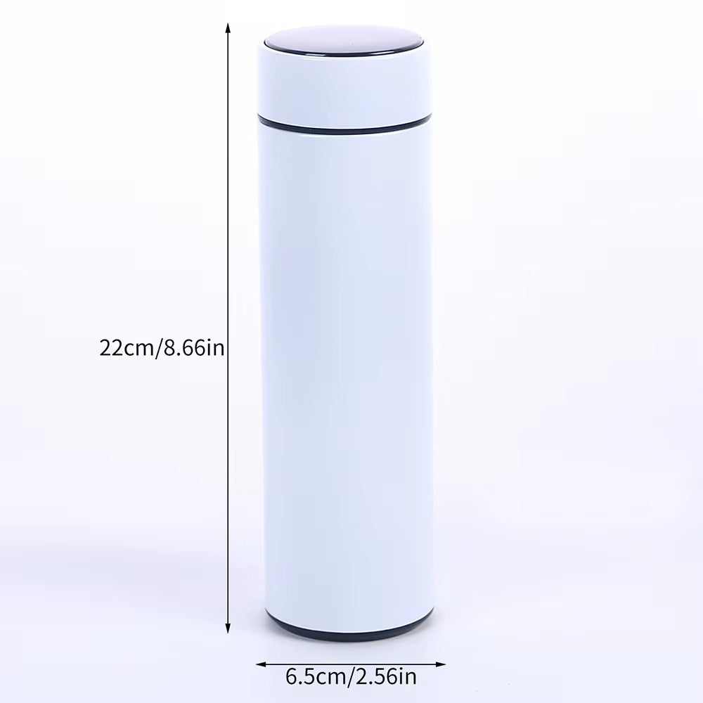 Smart LED Temperature Display Water Bottle – 500ML Stainless Steel Insulated Flask