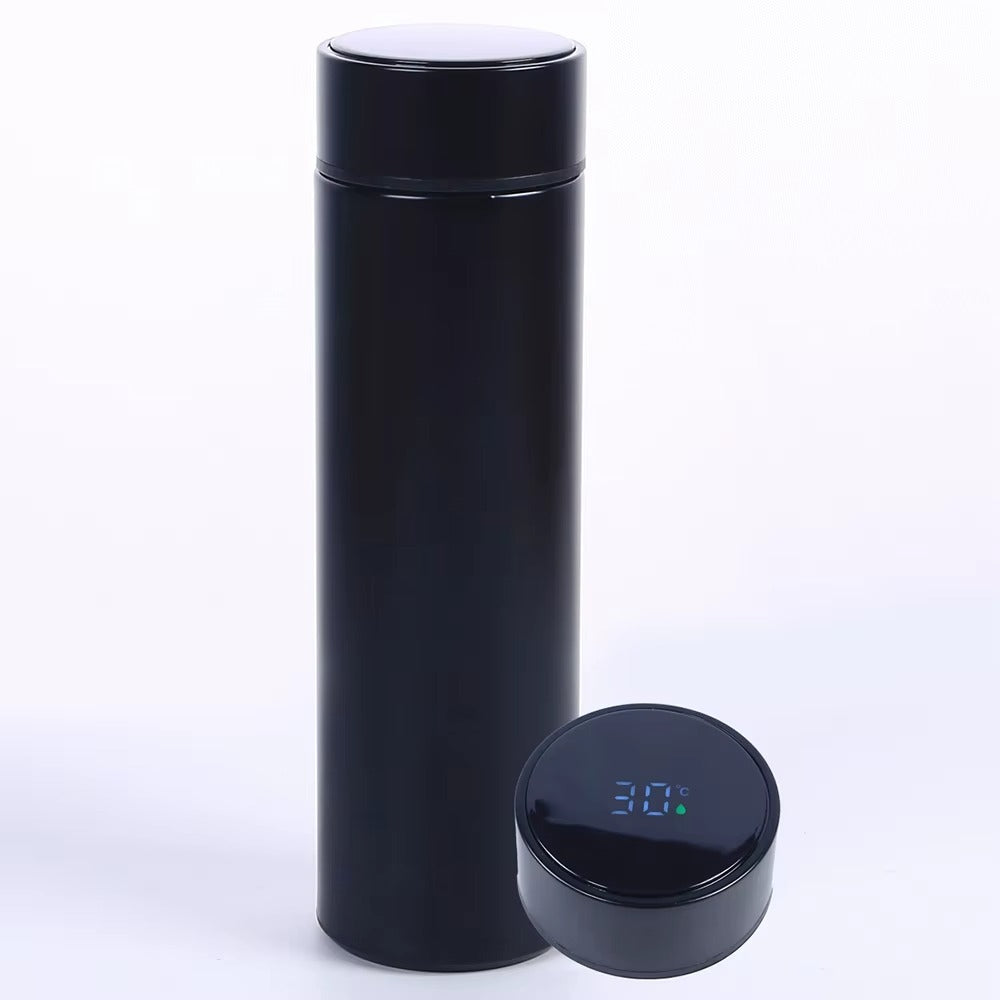 Smart LED Temperature Display Water Bottle – 500ML Stainless Steel Insulated Flask